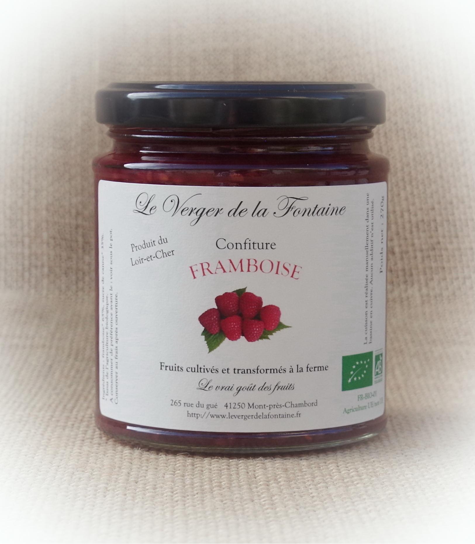 Confiture de framboises