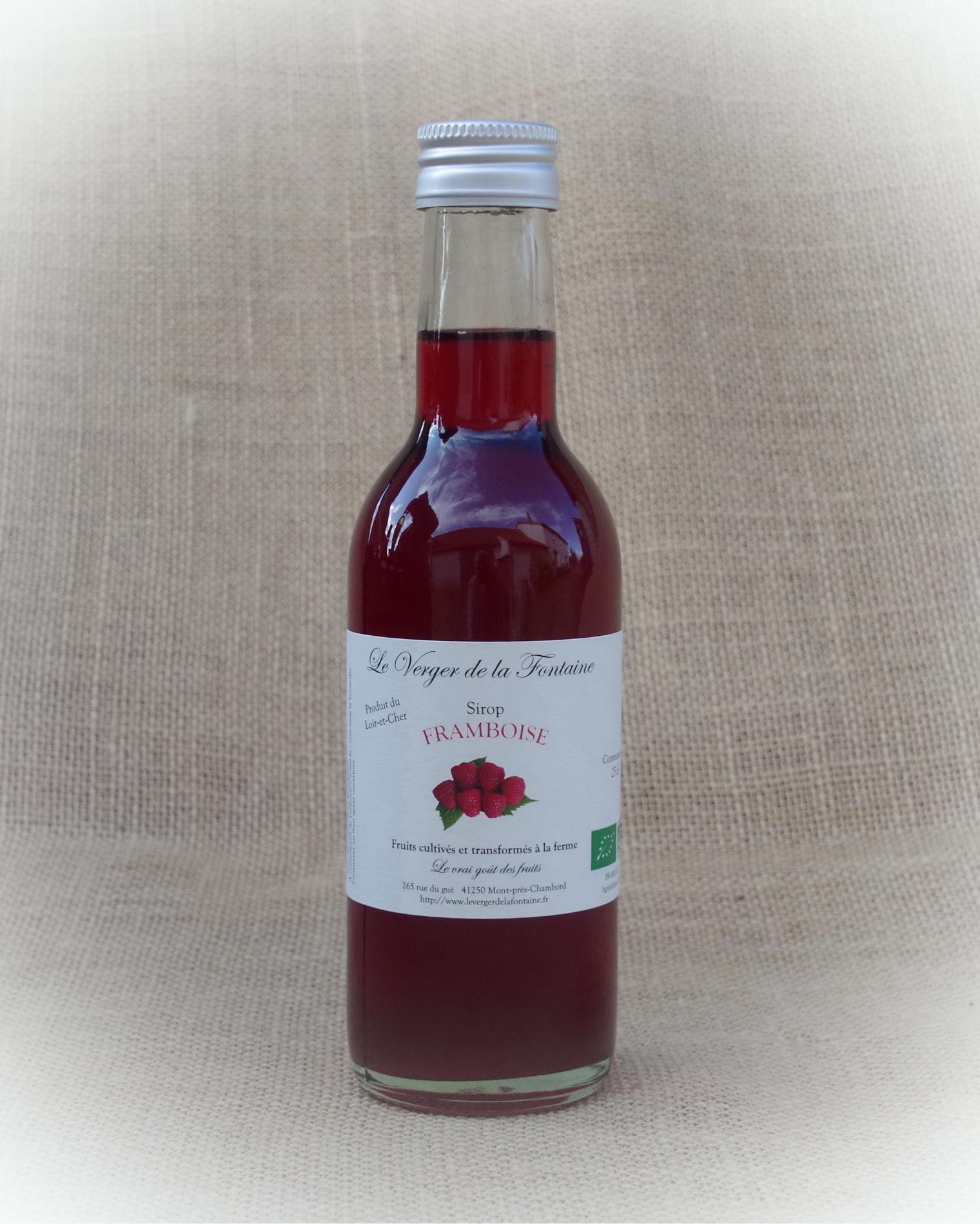 Sirop de framboises