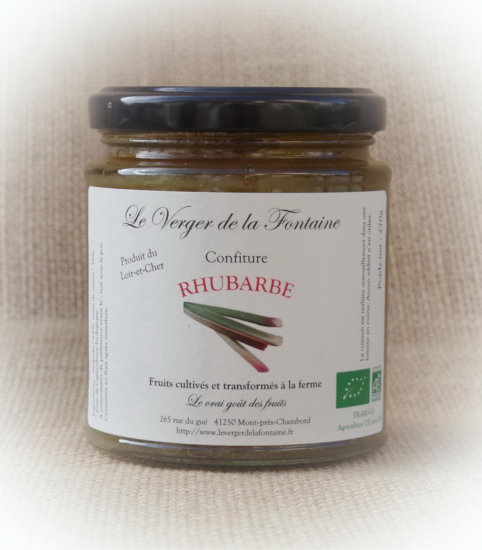 Confiture de rhubarbe