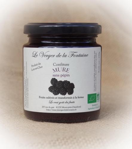 Confiture de mûres sans pépin