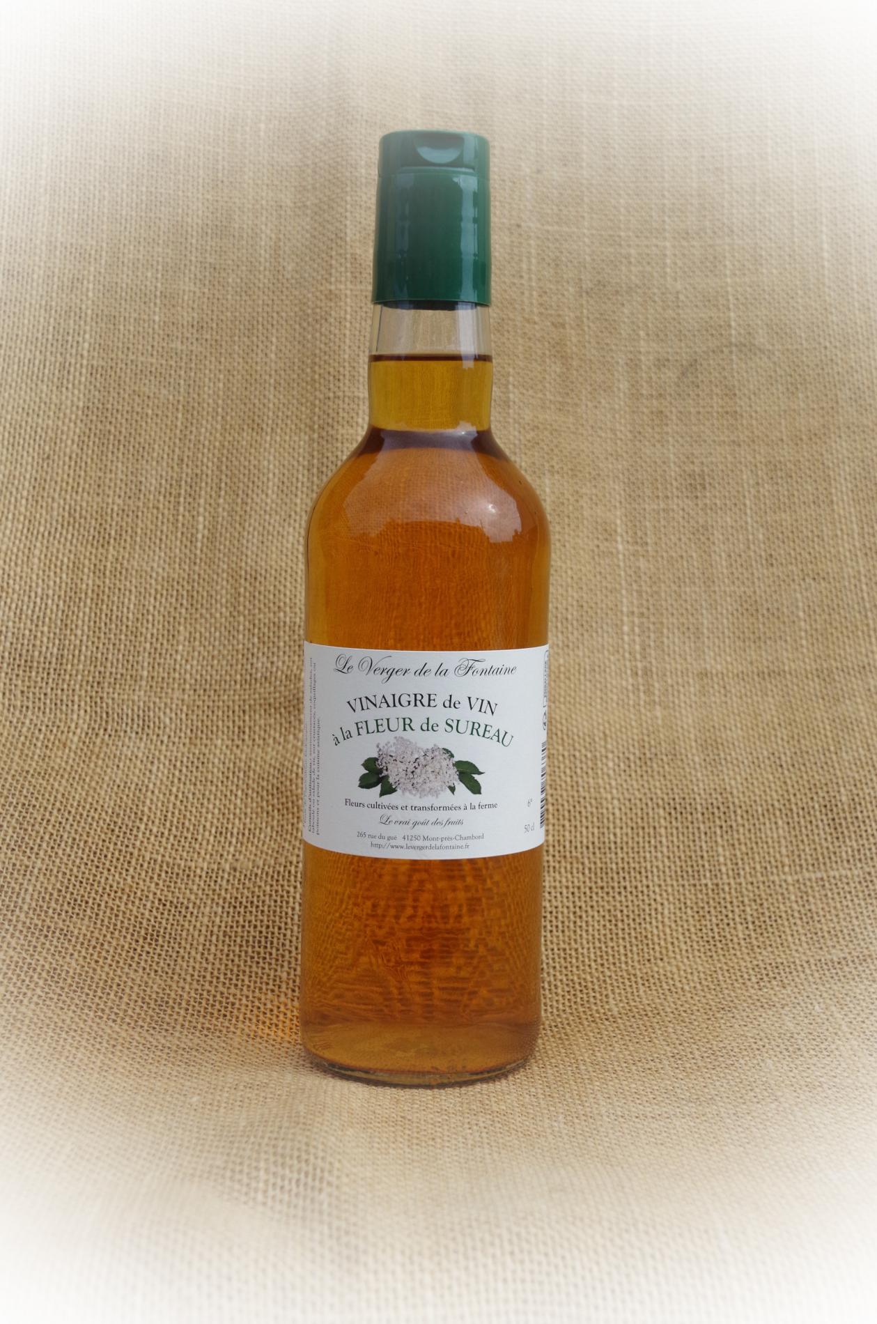 Vinaigre de vin à la fleur de sureau